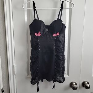 Victoria's Secret Black and Pink Lingerie